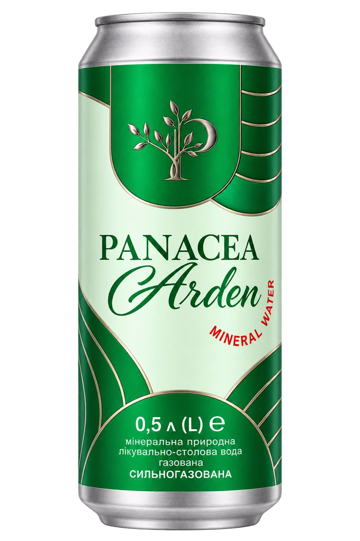 PANACEA Arden, сильногазована, банка, 0,33 л