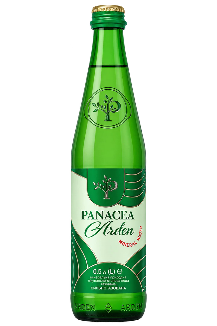 PANACEA Arden, сильногазована, скло, 0,5 л
